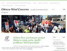 Tablet Screenshot of ottawawindconcerns.com